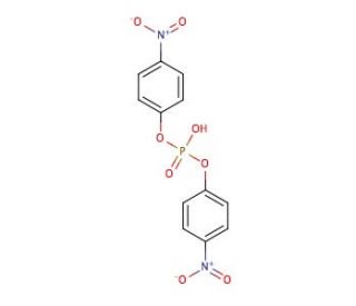 Bis(4-nitrophenyl)phosphoric Acid (CAS 645-15-8) - chemical structure image
