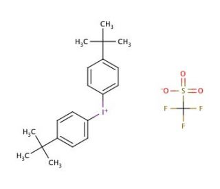 Bis(4-tert-butylphenyl)iodonium triflate - chemical structure image