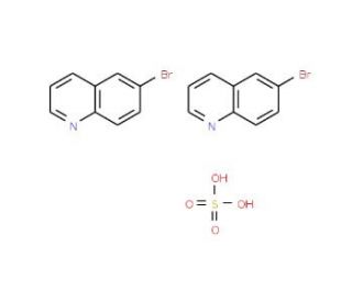 Bis(6-Bromoquinoline)sulfate (CAS 1072944-78-5) - chemical structure image