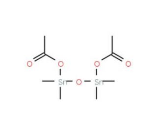 Bis(acetoxydimethyltin)oxide (CAS 5926-79-4) - chemical structure image
