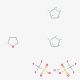 Bis(cyclopentadienyl)zirconium(IV) bis(OTf)THF complex (CAS 89672-77-5) - chemical structure image