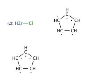 Bis(cyclopentadienyl)zirconium(IV) chloride hydride (CAS 37342-97-5) - chemical structure image