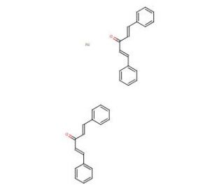 Bis(dibenzylideneacetone)palladium(0) (CAS 32005-36-0) - chemical structure image