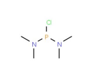 Bis(dimethylamino)chlorophosphine (CAS 3348-44-5) - chemical structure image