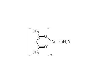 Bis(hexafluoroacetylacetonato)copper(II) Hydrate (CAS 155640-85-0) - chemical structure image