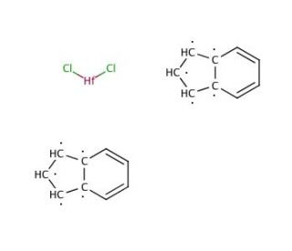 Bis(indenyl)halfnium(IV) dichloride (CAS 49596-05-6) - chemical structure image