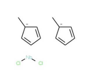 Bis(methylcyclopentadienyl)niobium dichloride (CAS 61374-51-4) - chemical structure image