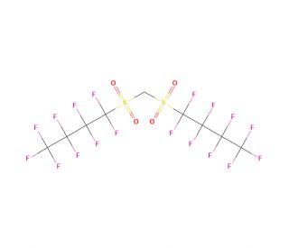 Bis[(nonafluorobutyl)sulfonyl]methane (CAS 29214-37-7) - chemical structure image