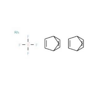 Bis(norbornadiene)rhodium(I) tetrafluoroborate (CAS 36620-11-8) - chemical structure image