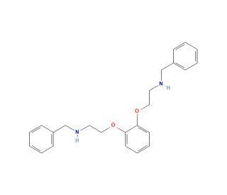 Bis(O-ethylbenzylamine) Catechol Dihydrochloride (CAS 340963-59-9) - chemical structure image