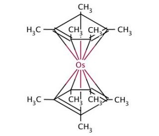 Bis(pentamethylcyclopentadienyl)osmium(II) (CAS 100603-32-5) - chemical structure image