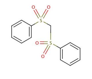 Bis(phenylsulfonyl)methane (CAS 3406-02-8) - chemical structure image