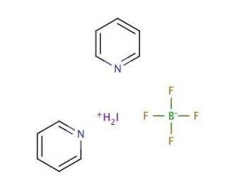 Bis(pyridine)iodonium tetrafluoroborate (CAS 15656-28-7) - chemical structure image