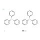 Bis(triphenylphosphine)iridium(I) carbonyl chloride (CAS 14871-41-1) - chemical structure image
