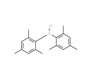 Bis(2,4,6-trimethylphenyl)phosphorus chloride (CAS 67950-05-4) - chemical structure image