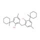 Bis[2-hydroxy-5-methyl-3-(1-methylcyclohexyl)phenyl]methane (CAS 77-62-3) - chemical structure image