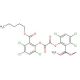Bis[3,4,6-trichloro-2-(pentyloxycarbonyl)phenyl] oxalate (CAS 30431-54-0) - chemical structure image