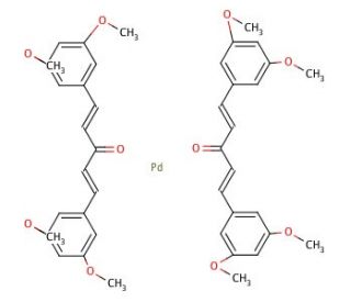 Bis(3,5,3&prime;,5&prime;-dimethoxydibenzylideneacetone)palladium(0) (CAS 811862-77-8) - chemical structure image