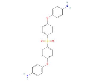Bis[4-(4-aminophenoxy)phenyl] Sulfone (CAS 13080-89-2) - chemical structure image