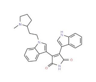 Bisindolylmaleimide II (CAS 137592-45-1) - chemical structure image
