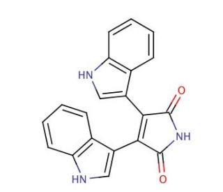 Bisindolylmaleimide IV (CAS 119139-23-0) - chemical structure image