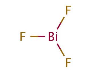 Bismuth(III) fluoride (CAS 7787-61-3) - chemical structure image