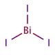 Bismuth(III) iodide (CAS 7787-64-6) - chemical structure image
