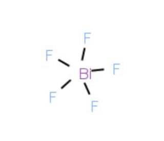 Bismuth(V) fluoride (CAS 7787-62-4) - chemical structure image