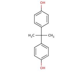 Bisphenol A - chemical structure image