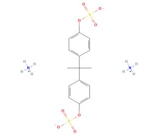 Bisphenol A Bissulfate Diammonium Salt (CAS 857283-05-7) - chemical structure image