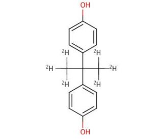 Bisphenol A-d6 (CAS 86588-58-1) - chemical structure image