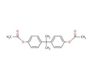 Bisphenol A diacetate (CAS 10192-62-8) - chemical structure image