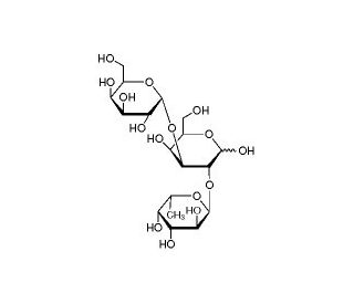 Blood group B trisaccharide (CAS 49777-14-2) - chemical structure image