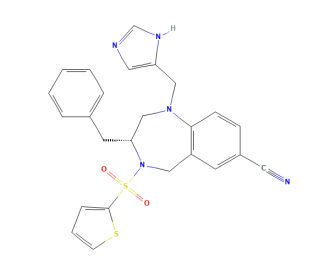 BMS 214662 (CAS 195987-41-8) - chemical structure image