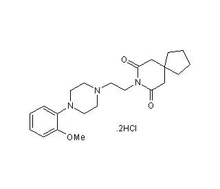 BMY 7378 dihydrochloride (CAS 21102-95-4) - chemical structure image