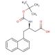 Boc-(1-naphthyl)-D-β-homoalanine (CAS 190190-49-9) - chemical structure image