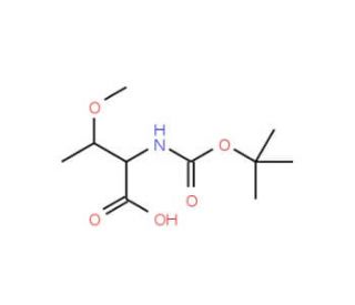 Boc-2-amino-3-methoxybutanoic acid - chemical structure image