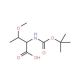 Boc-2-amino-3-methoxybutanoic acid - chemical structure image