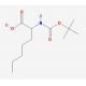 Boc-2-amino heptanoic acid - chemical structure image