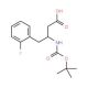 Boc-2-fluoro-D-β-homophenylalanine (CAS 218608-98-1) - chemical structure image