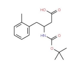 Boc-2-methyl-D-beta-homophenylalanine (CAS 269398-80-3) - chemical structure image