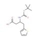 Boc-(2-thienyl)-D-beta-homoalanine (CAS 269726-89-8) - chemical structure image