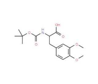 Boc-3,4-Dimethoxy-D-Phenylalanine (CAS 218457-71-7) - chemical structure image