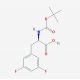 Boc-3,5-difluoro-D-phenylalanine (CAS 205445-53-0) - chemical structure image