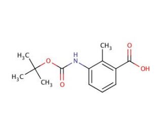 Boc-3-amino-2-methylbenzoic acid - chemical structure image
