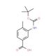 Boc-3-amino-4-methylbenzoic acid (CAS 231958-04-6) - chemical structure image