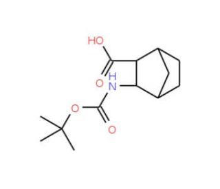 Boc-3-endo-aminobicyclo[2.2.1]-heptane-2-endo-carboxylic acid (CAS 76198-37-3) - chemical structure image
