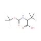 Boc-3-fluoro-DL-valine - chemical structure image