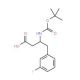 Boc-3-fluoro-L-beta-homophenylalanine (CAS 270596-51-5) - chemical structure image