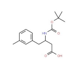 Boc-3-methyl-L-beta-homophenylalanine (CAS 270062-93-6) - chemical structure image